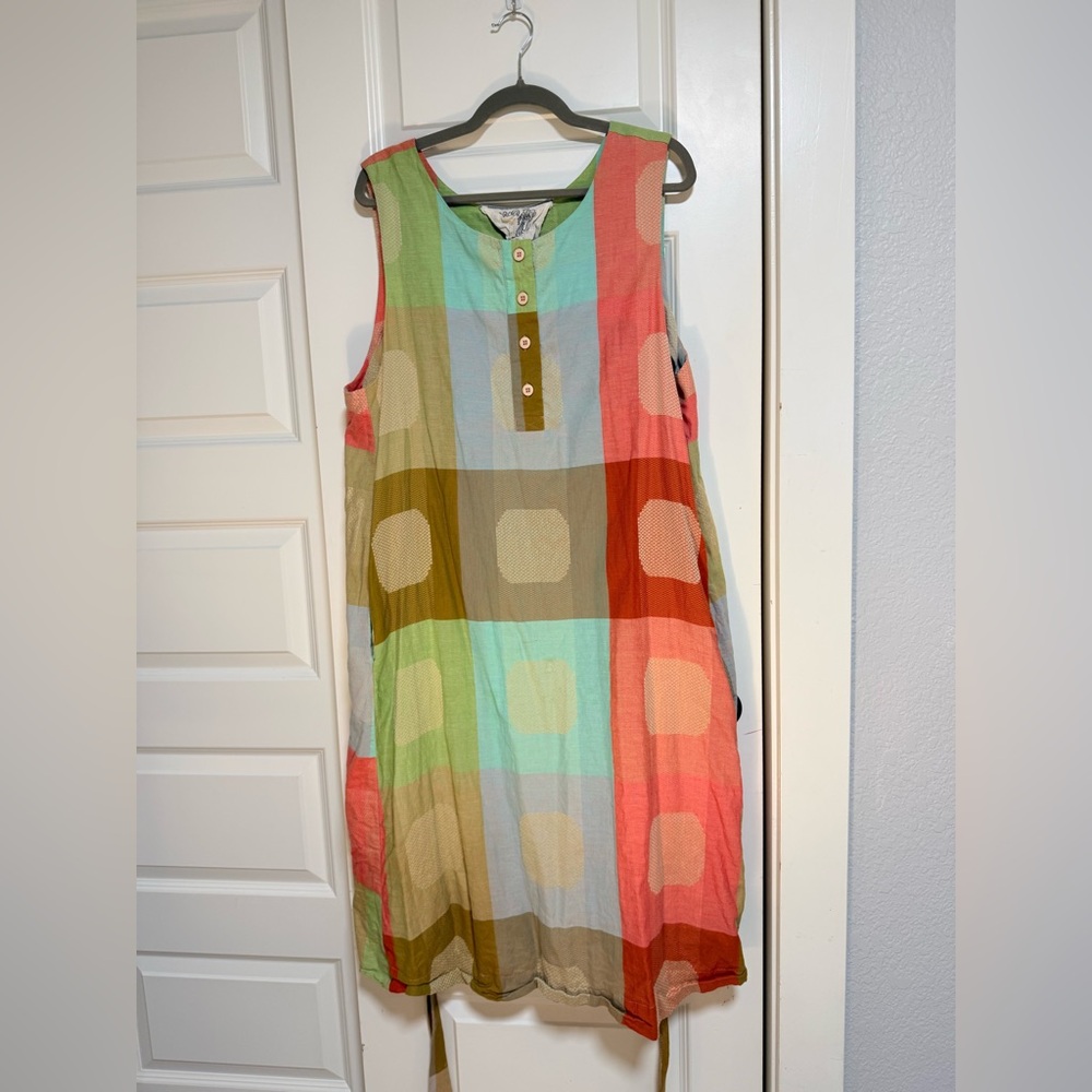 2X Ace & Jig Popcorn textile Midi Dress - Picture 2 of 11
